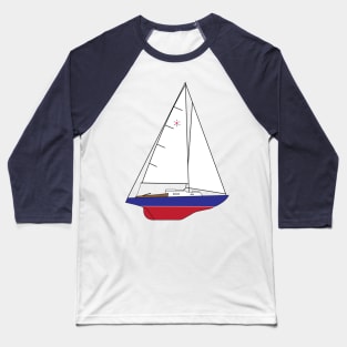 Pearson Ensign Sailboat Baseball T-Shirt